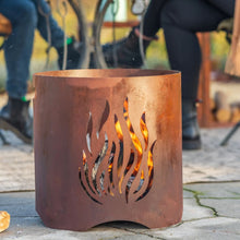 Lade das Bild in den Galerie-Viewer, Redfire Tuinhaard Kiruna Handgemaakt Roestkleurig
