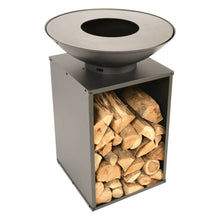 Lade das Bild in den Galerie-Viewer, Redfire Vuurschaal Met Barbecuegrill Onyx Met Hoes 60 Cm
