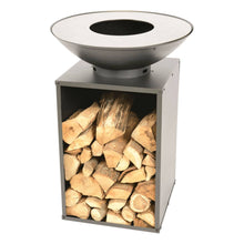 Lade das Bild in den Galerie-Viewer, Redfire Vuurschaal Met Barbecuegrill Onyx Met Hoes 60 Cm
